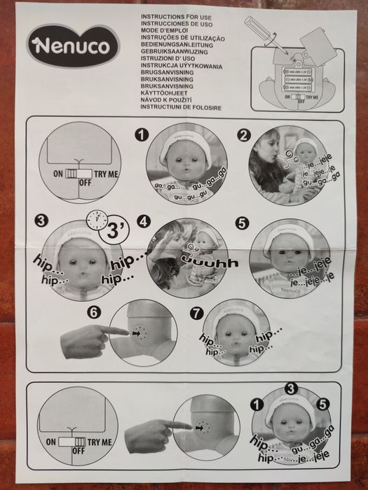 Nenuco bonecas e quadro