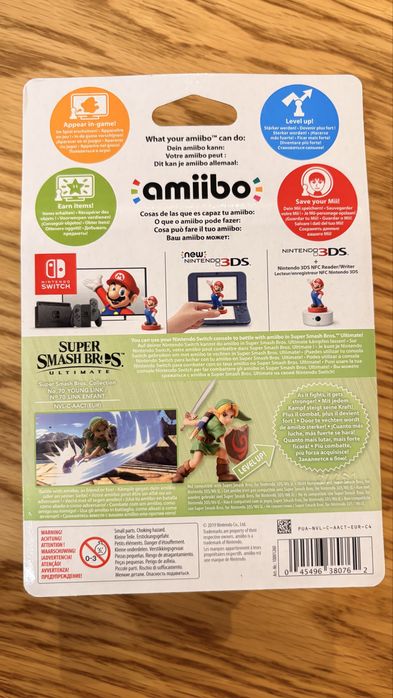 Amiibo Young Link Super Smash Bros Figurka Nintendo Nowa