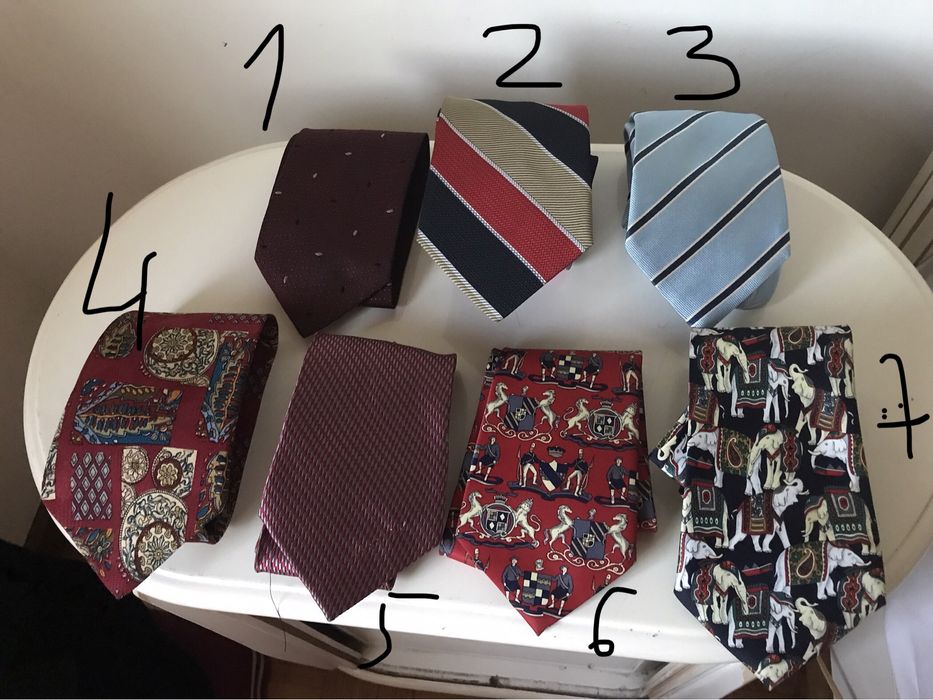Gravatas. Algumas Retro e Vintage. Características e/Preços na descrição
