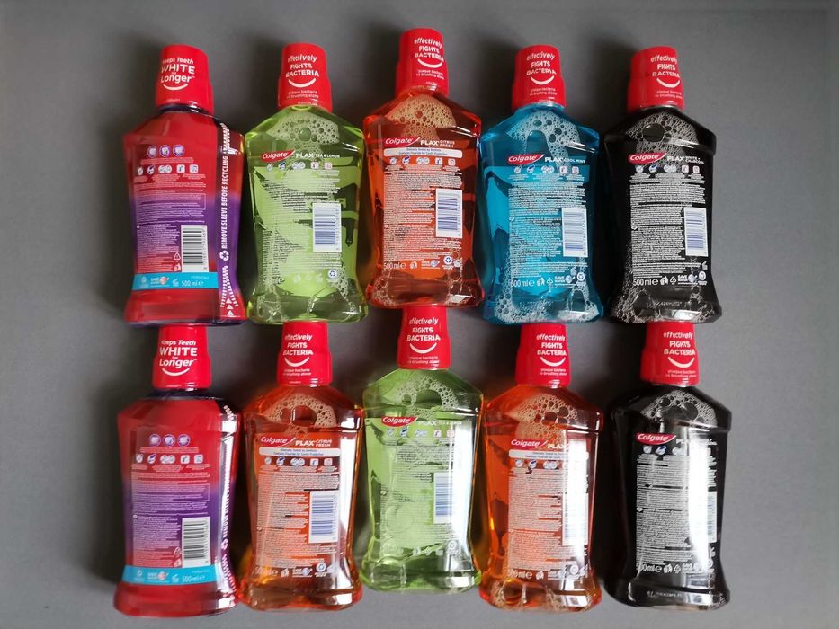 Colgate płyn do płukania jamy ustnej mix 10 x 500 ml