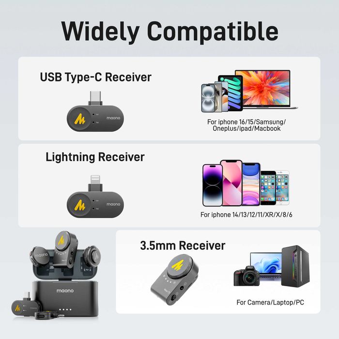 Мікрофон Maono Wave T5  / петличный микрофон для телефона як Hollyland