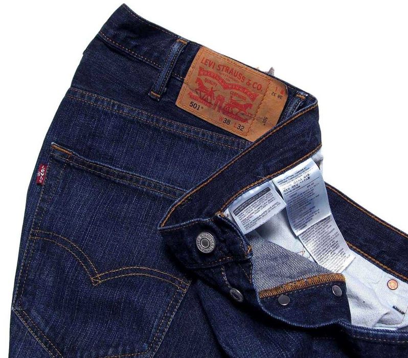 LEVIS 501 _ W38 L32 _ original jeans _ spodnie pas 96cm