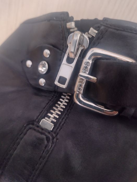 Czarne botki damskie kozaki guess 39
