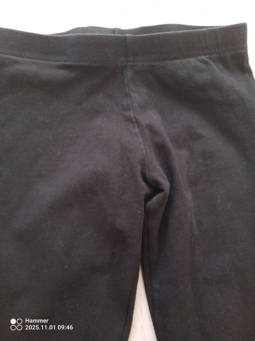 Czarne leginsy ff 134 cm