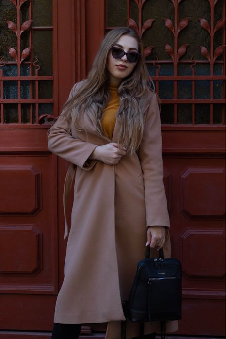 Пальто беж осінь/весна