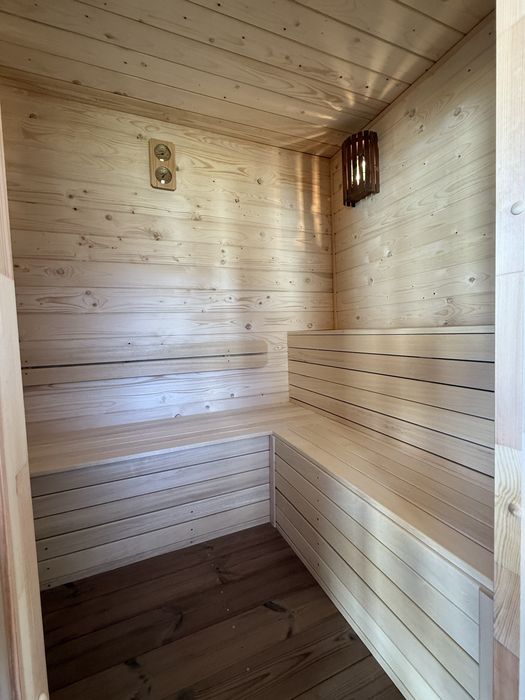 sauna zewnętrzna ocieplona
