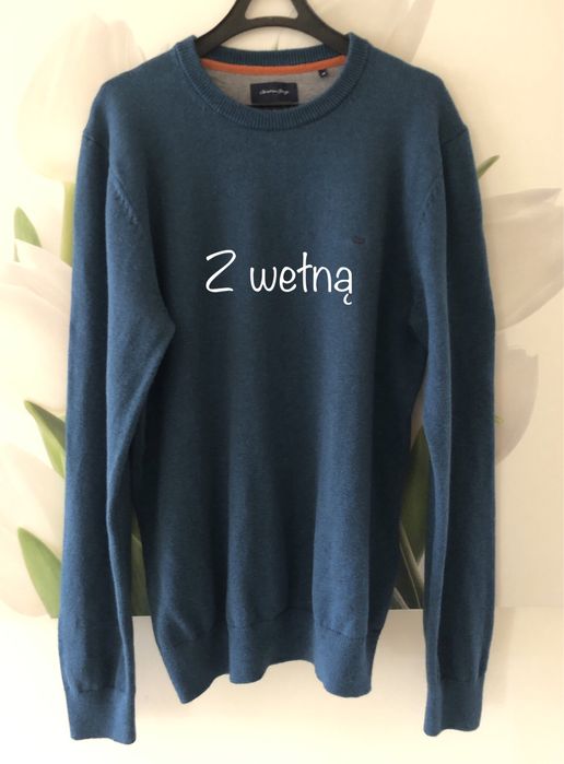 Męski sweter z wełną Christian Berg M