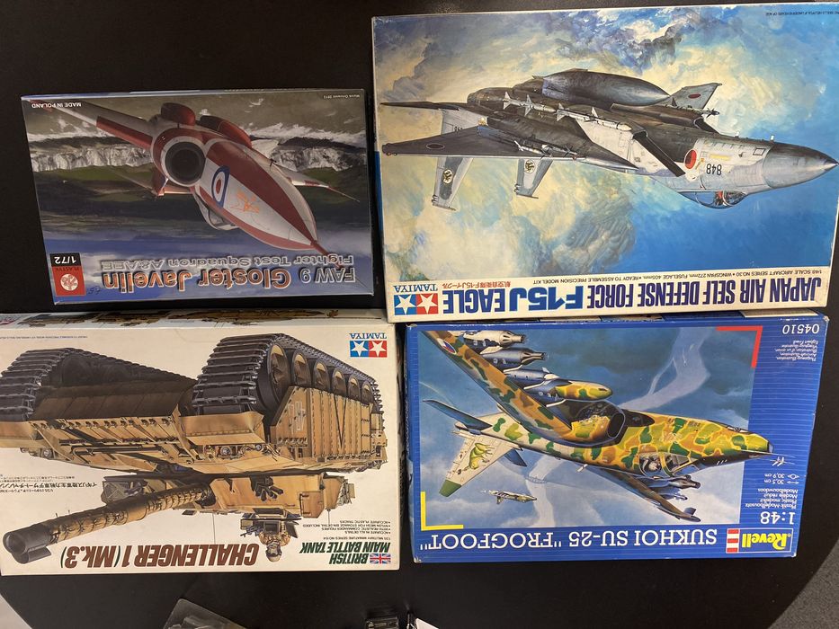 Vários kits - Tamiya,Revell, Plastyk