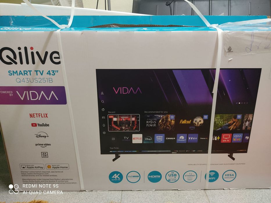 Vendo 2 tvs 43" qilive
