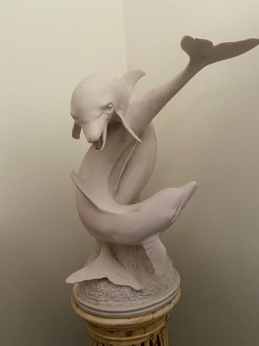 Golfinho em marfinite para pintar