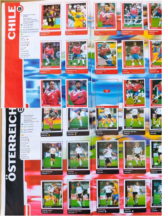 Álbum de cromos Mundial França 98 com cromos