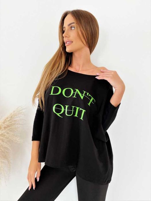 Laleli świetna bluzeczka DON'T QUIT r.UNI DO 42/44/46 kolory