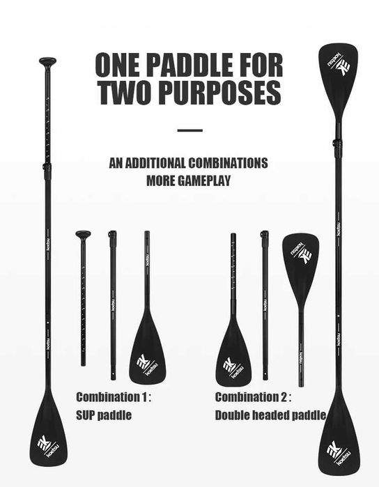 Hybrid SUP kayak paddles / Нові гібридні весла для САПів, каяків тощо