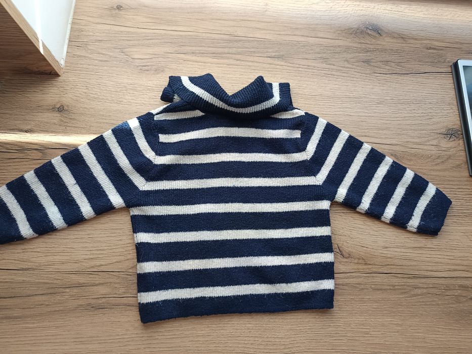 Sweter z kołnierzem rozpinany dla chłopca Zara r  104