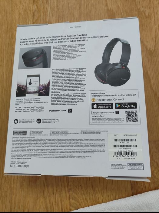 Headphones Sonydr-xb950b1 novos em caixa