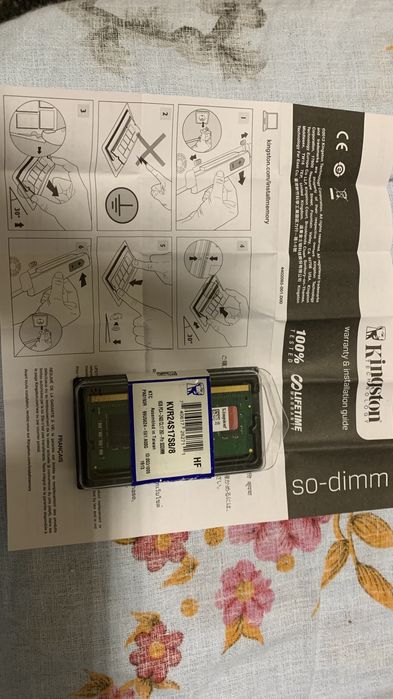 Оперативна пам'ять Kingston 8 GB SO-DIMM DDR4