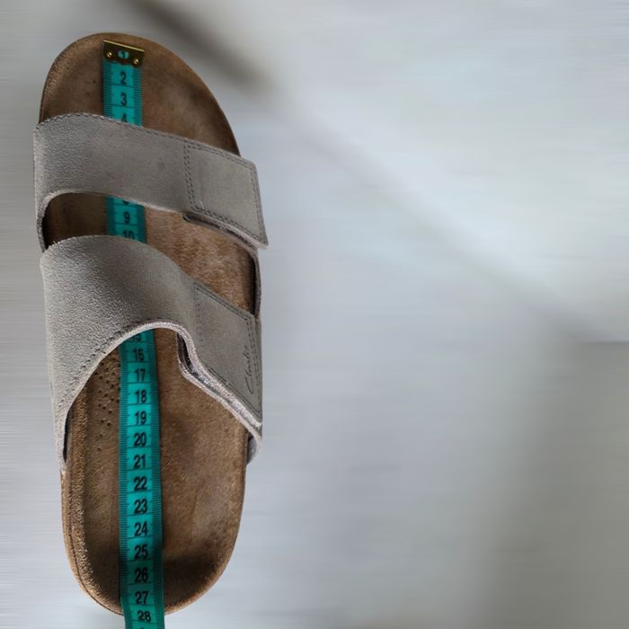 Мужские замшевые шлепанцы (сабо) "Clarks Pilton Strap"