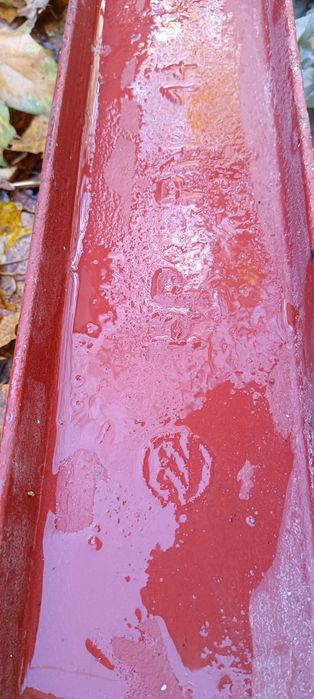 Nowy dwuteownik,treger, szyna typ h pokryty minią,  1 metr