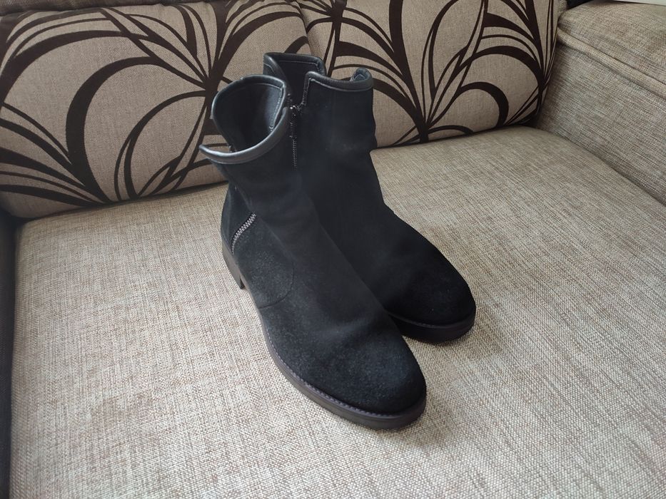 Черевики чоботи ботинки ботильйони braska 39 замша