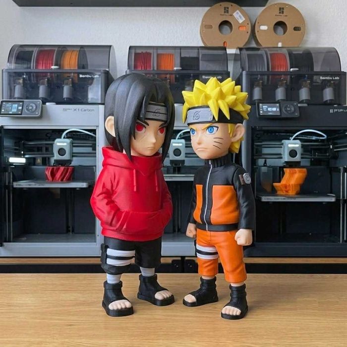 Naruto Uzumaki e o Itachi Uchiha