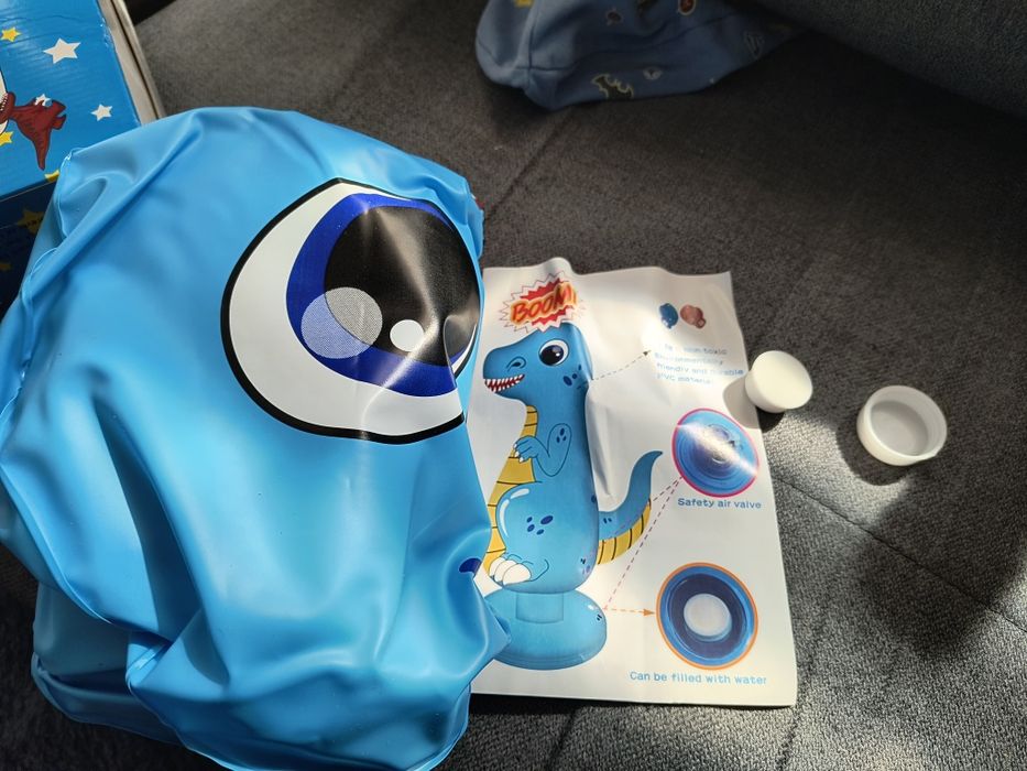 Nadmuchiwany worek treningowy stojący 120cm