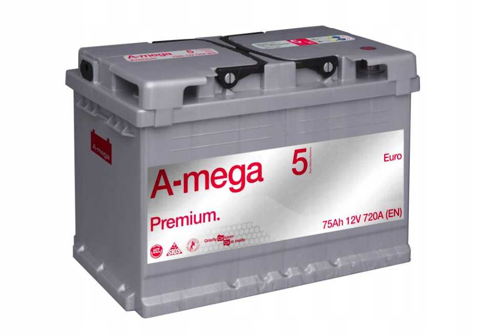 Ryki - Nowy akumulator Amega 5 75Ah 720A - Varta Bosch Centra