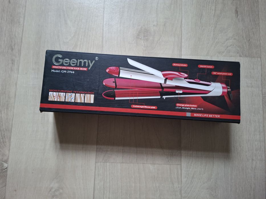 Плойка-випрямляч Geemy GM-2966 3-в-1