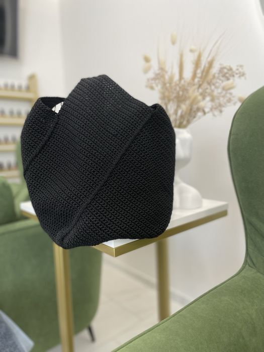 Вязана сумка шопер тоут із поліефірного шнура