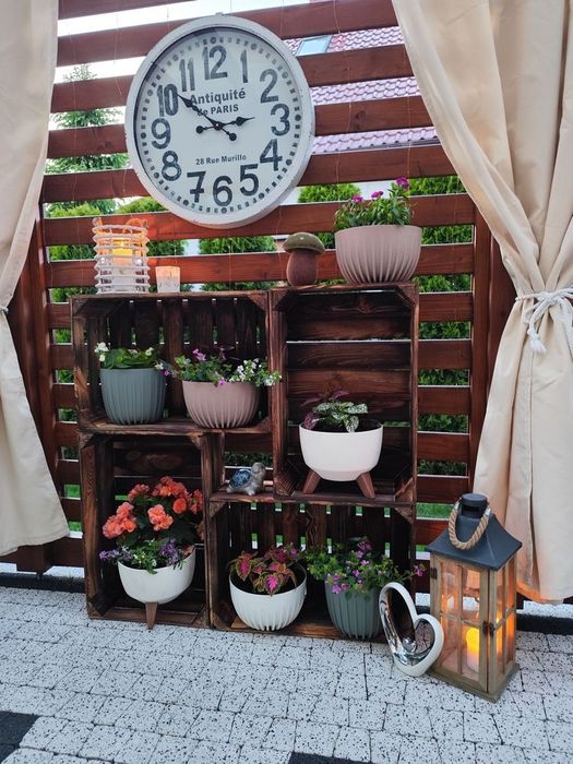 Skrzynki ozdobne 40x60cm surowe/opalane