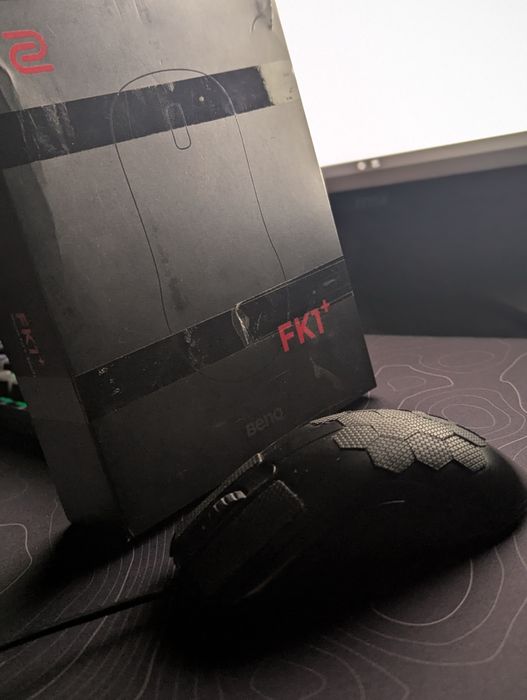 Топовая мышь Zowie FK1+ Black (Кастомные глайды) | Быстро!