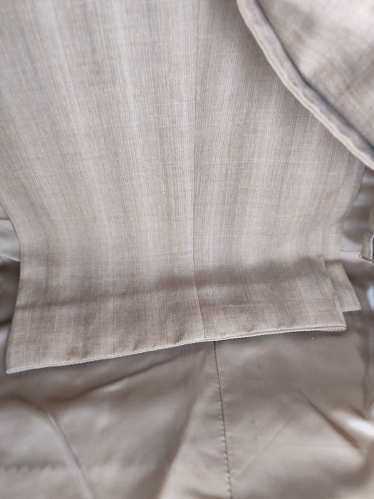 Мужской летний костюм, 100% лён, Италия, Dalton&Forsythe, оливковый.