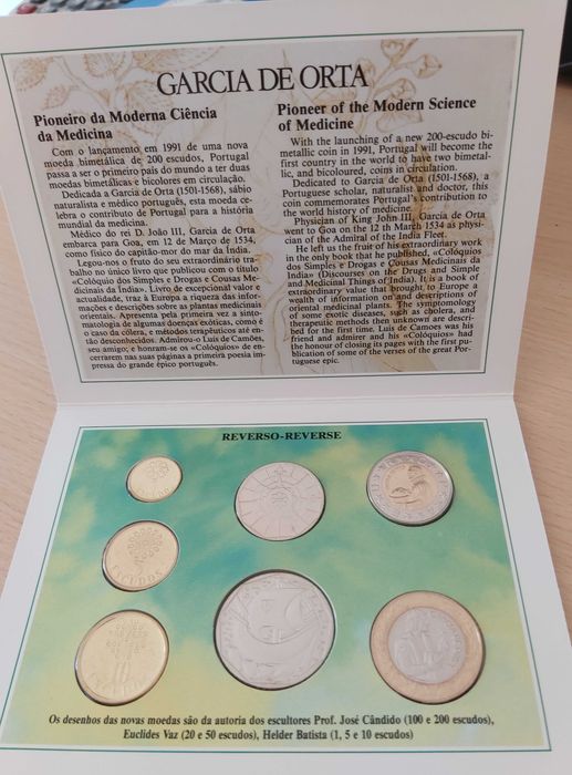Coleção anual moedas BNC, Série de 1991