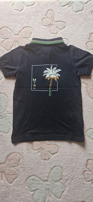 Mayoral nowa koszulka polo 110 granatowa