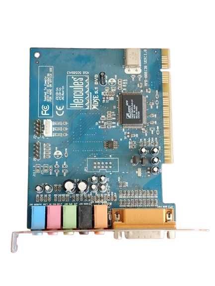 Vendo Placa de Som PCI Hercules Muse 5.1 DVD