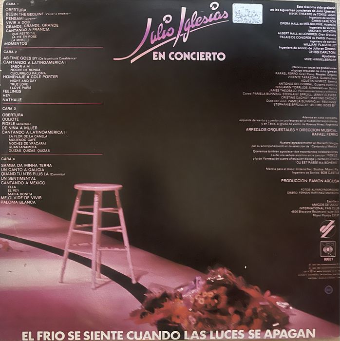 Julio Iglesias en Concerto-espectacular!