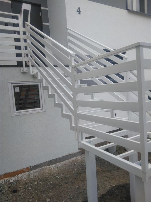 Schody metalowe  proste zabiegowe