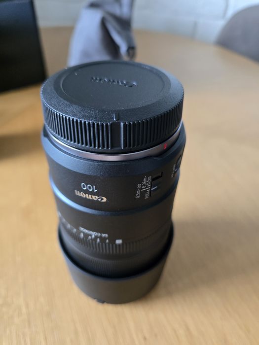 Canon RF 100mm – stan idealny, komplet
