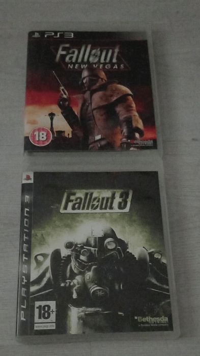 Conjunto josos Fallout 3 e Fallout New Vegas Ps3
