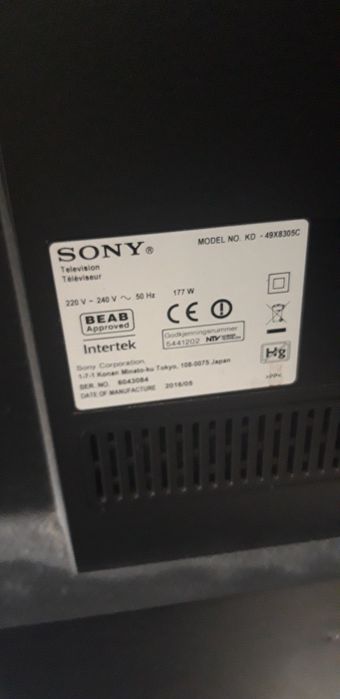 Telewizor Sony 49x8305c  4k