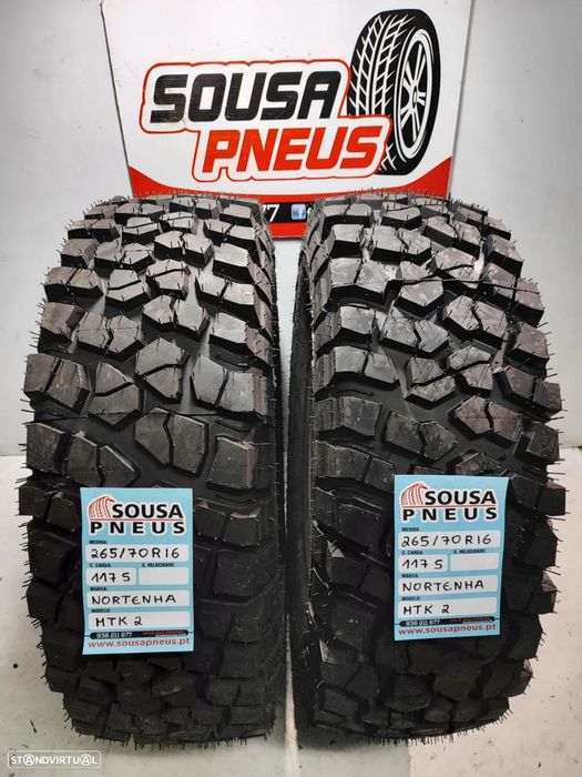 2 pneus novos mtk 2 nortenha 265-70r16 oferta da entrega