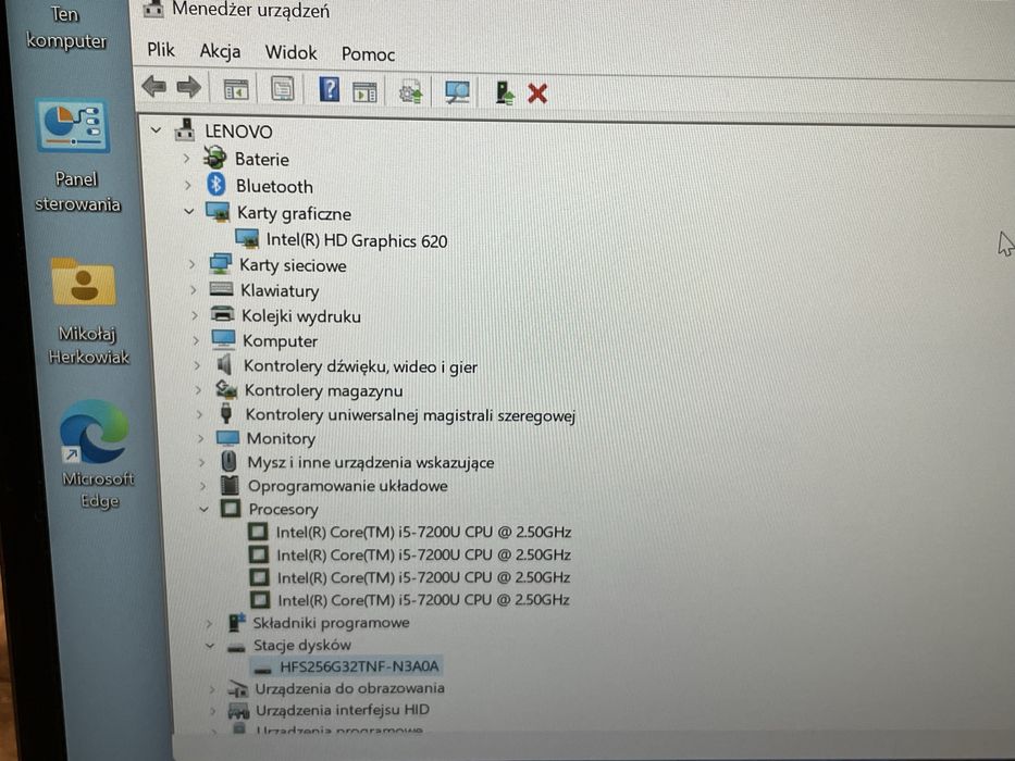 Sprzedam Laptopa Lenovo Ideapad 320S i5/8GB/256SSD