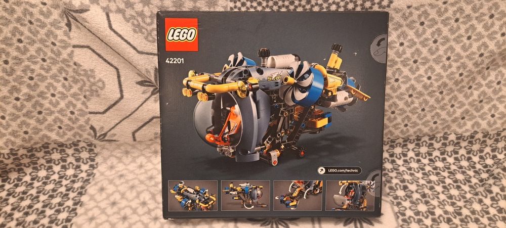 Nowe Klocki Lego Technic 9 + 42201  Badawcza Łódź podwodna