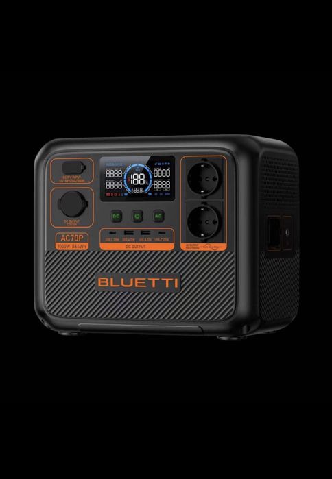 Зарядна станція Bluetti AC70P, 1000 Вт, 864 Вт*год НОВА