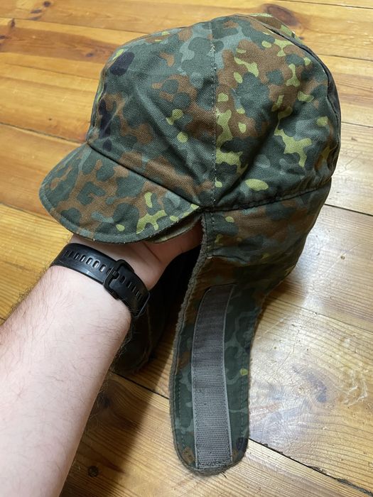 Uszanka w kamuflażu Flecktarn