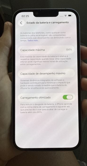 iPhone 14 Azul 128GB | Muito Bom Estado | 84% Bateria + 3 Capas
