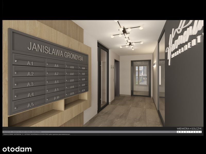 Apartament B.6 Bud Nr.2 - 38,90M2/Parter/1 Pokój/ Ogródek 40M2