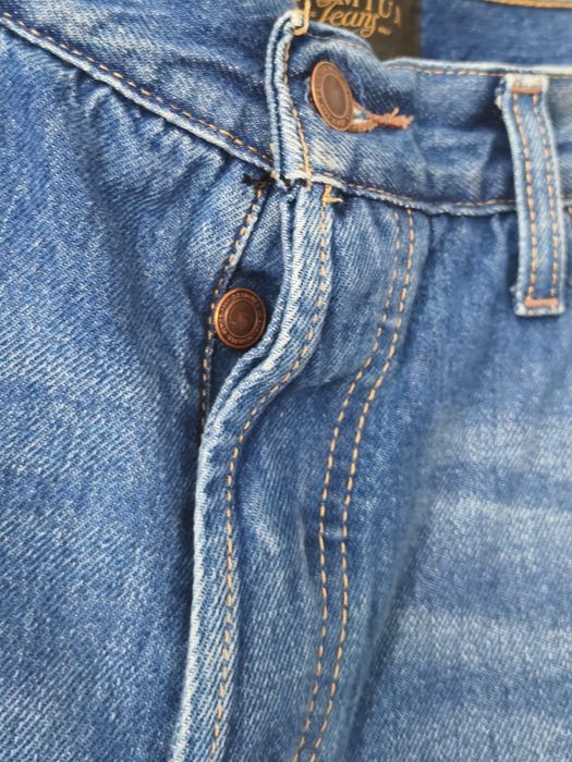 Długie! Skandynawska jakość! Extra odszyte jeansy, r. 44-46