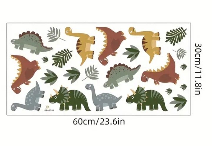 Autocolante parede Dinossauros
