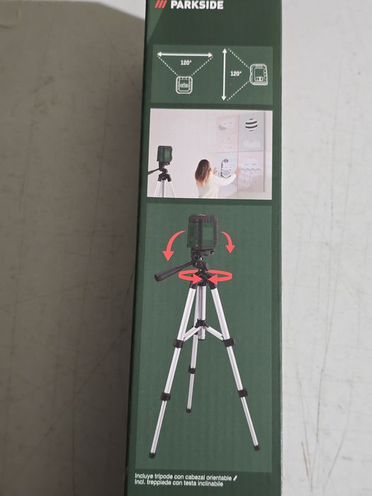 Laser com tripé parkside