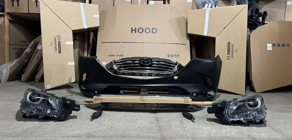 Бампер передній Mazda cx-9 2017-2024